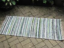 Úžitkový textil - koberec 70 x 150 cm tmavo zelený - 5508967_