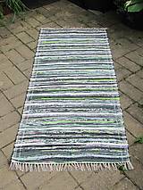 Úžitkový textil - koberec 70 x 150 cm tmavo zelený - 5509012_