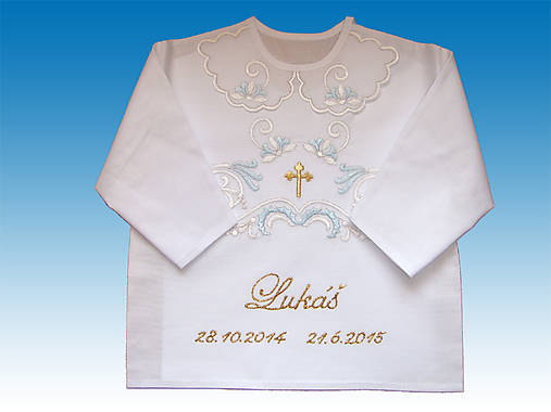Detské oblečenie - Košieľky na krst - 5535215_