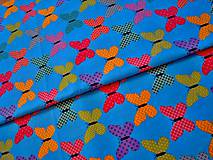 Textil - Látka motýle - 5541964_