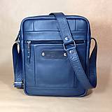  - Kožená taška "SPORT 2" (Modrá) - 5547164_