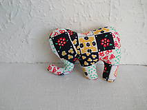 Sloník Dumbo - patchworkový