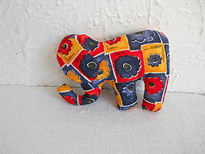 Hračky - Sloník Dumbo - červeno modrý - 5549644_