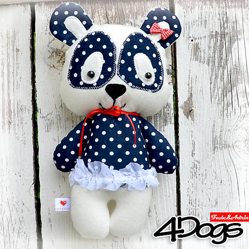 Hračky - Panda piskľavá - 5557617_