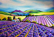 Obrazy - Lavender Field - 5565446_