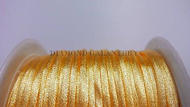 Galantéria - Saténová šnúrka 2,5 mm - 5568215_