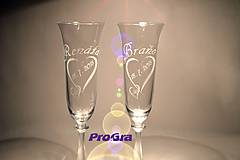 Nádoby - Angela - svadobné poháre 2ks - 5568383_