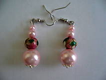 Sady šperkov - ...ružové náramok + náušnice - 5569940_