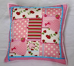 Úžitkový textil - Pink heart - vankúš - 5573812_