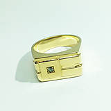 Prstene - Pánsky briliantový prsteň - 5572184_