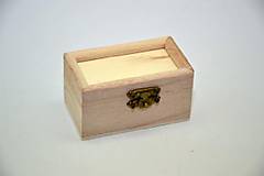 Drevená krabica - ramček