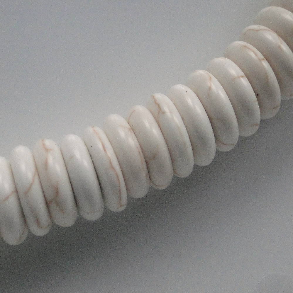 Syntet.kameň-tyrkenit biely-disk-1ks (10mm)