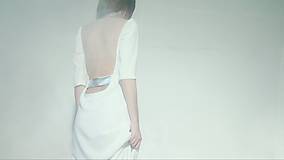 Šaty - Biele šaty - 5585407_