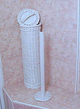 Úložné priestory & Organizácia - Zásobník na toaletný papier v bielom - 5584437_