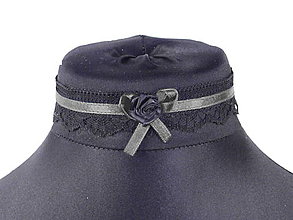Náhrdelníky - Dámský obojok , náhrdelník čipkový gotický štýl 08 - 5587040_