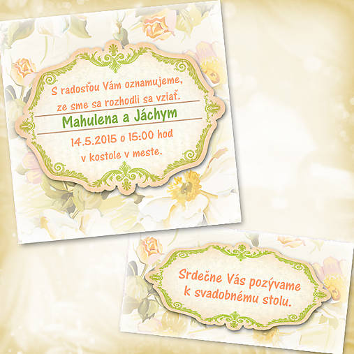 Svadobné oznámenie kvetinové (1)