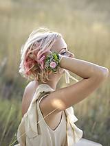 Náramky - Náramok "o čom snívam v púpavách" - 5619753_