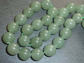 Minerály - Aventurín zelený 4-6-8-10-12 (ks) (12mm) - 5619313_
