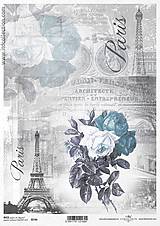 Papier - Ryžový papier Paris 734 - 5618572_