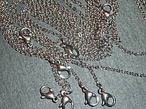Komponenty - Retiazka na náhrdelník 1 - stainless steel - - 5622515_