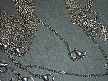 Komponenty - Retiazka na náhrdelník 1 - stainless steel - - 5622516_