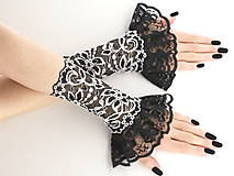 Spoločenské dámské  rukavice , návleky 0185E