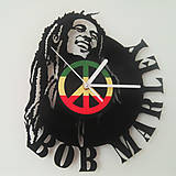Bob Marley - vinylové hodiny z LP