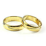 Prstene - Obrúčky z žlto - bieleho zlata s briliantmi - 5637540_