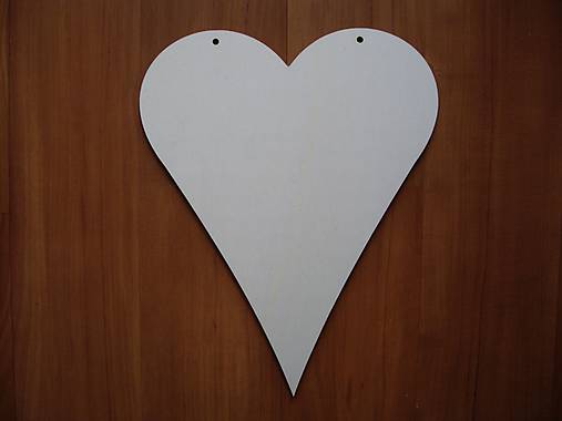 Polotovary - Srdce 25 x 20 cm  - 5646097_