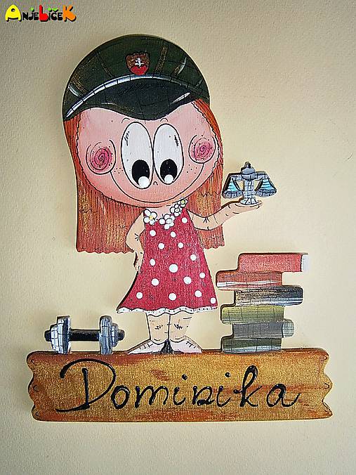 Tabuľky - Menovka - policajtka - 5647336_