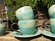 Nádoby - Šálka  espesso "špirálka" - 5663699_