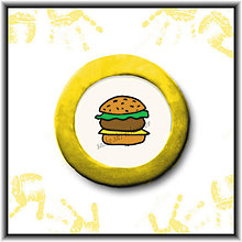 Magnetky - Magnetka Detské mini (hamburger) - 5670362_