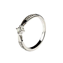 Prstene - Briliantový prsteň X - 5671823_
