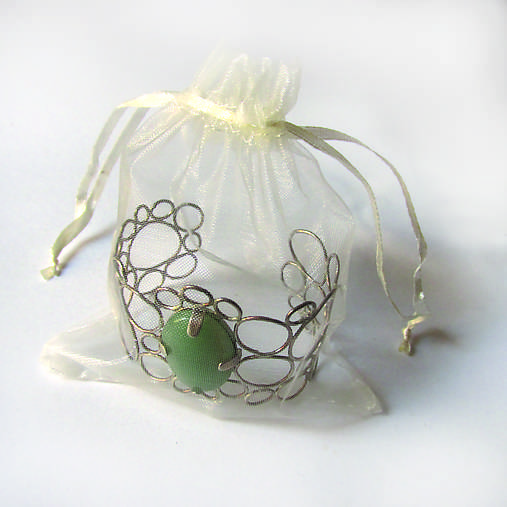 Obalový materiál - Organzové vrecúško 10x12 bez potlače (Ivory) - 5698011_