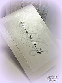 Papiernictvo - Ďakovné kartičky "Svadobný glamour" - 5700114_
