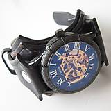 Náramky - Dámske hodinky gothic vintage čierna - 5702274_