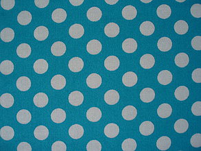 Textil - Bavlna Spot On TURQUOISE - 5721621_