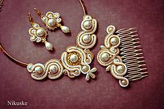 Sady šperkov - Pearl wedding - náušnice + náhrdelník - 5720099_