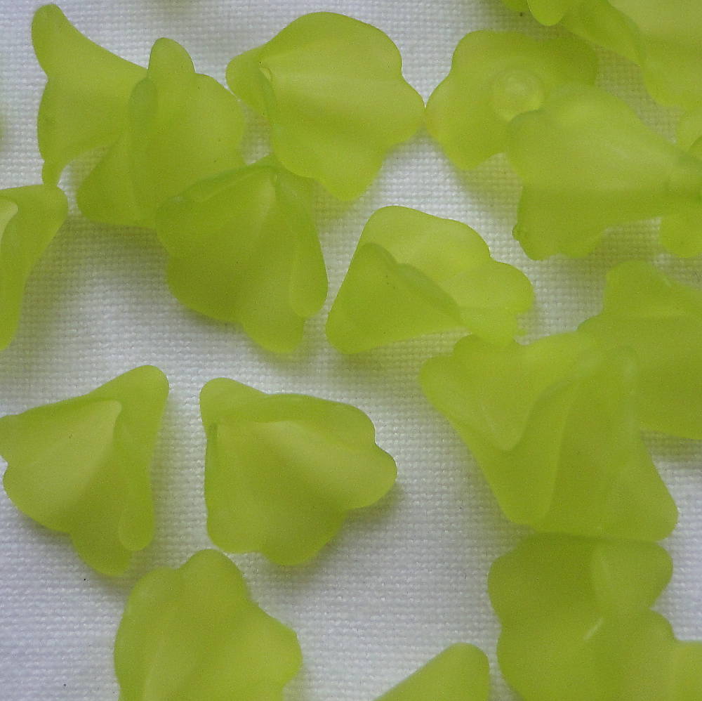 Kala plast 10mm (neon.zelená-10ks)