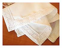 Úžitkový textil - Obrúsok biely - 5731413_