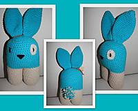 Hračky - hrkálka - modrý zajačik - 5745713_