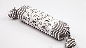 Úžitkový textil - Vankúšik valec ku posteľnej bielizni - 5756235_