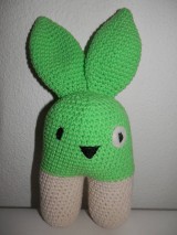 Hračky - Hrkálka - zelený zajačik - 5761024_