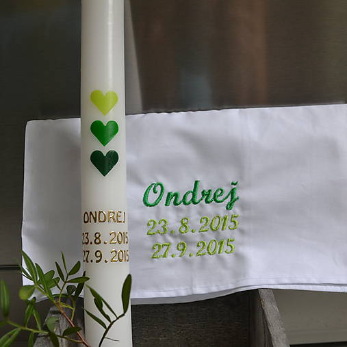 Detské oblečenie - Set na krst Modesty Green - 5763572_