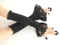 Rukavice - Dámské spoločenské plesové čirené rukavice 0025r - 5766480_