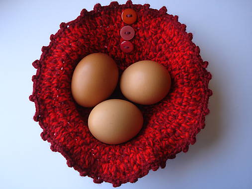 Košík na tri vajcá