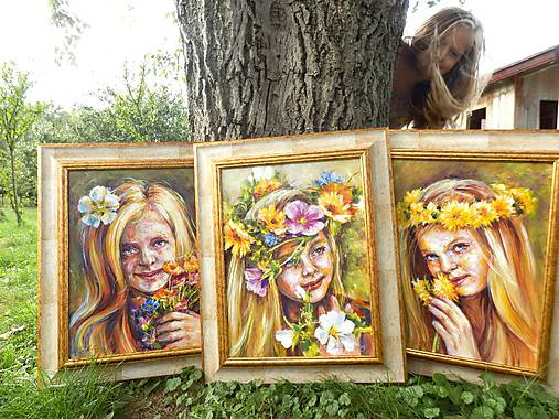Dievča s kvetmi 2015