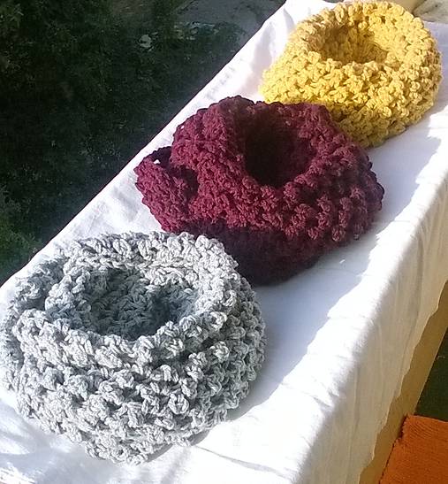 Šály a nákrčníky - REVIVAL ... háčkované nákrčníky - 5781160_