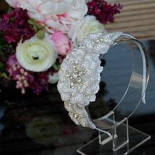 Ozdoby do vlasov - Wedding Lace Collection Flowers ... čelenka - 5784559_