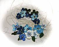 Sady šperkov - blue flowers - 5786269_